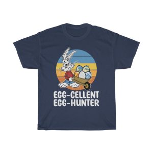 A Egg Cellent Egg Hunter Easter Day Bunny Tshirt