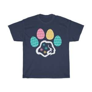 Easter Sunday Cat Paw Bunny Tshirt