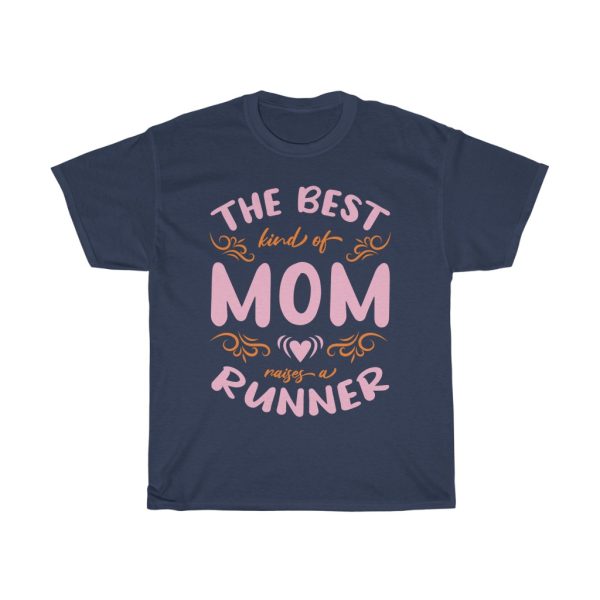 Mom Raises A Runner Typographic Tshirt