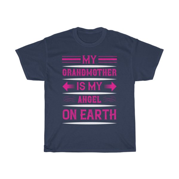 My Grandmother Is My Angel On Earth Tshirt Design 2