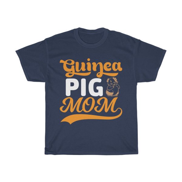 Guinea Pig Mom Typography  Tshirt