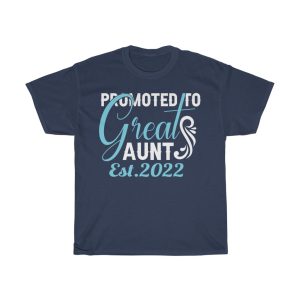 Promoted To Great Aunt Est. Tshirt