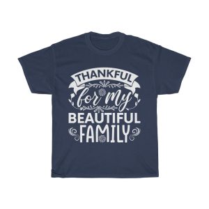 Thankful For My Beautiful Family Happy Mother’s Day  Tshirt Design 1