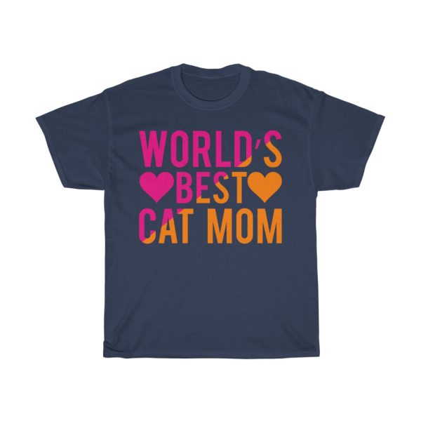 World Best Cat Mom Tshirt Design 2