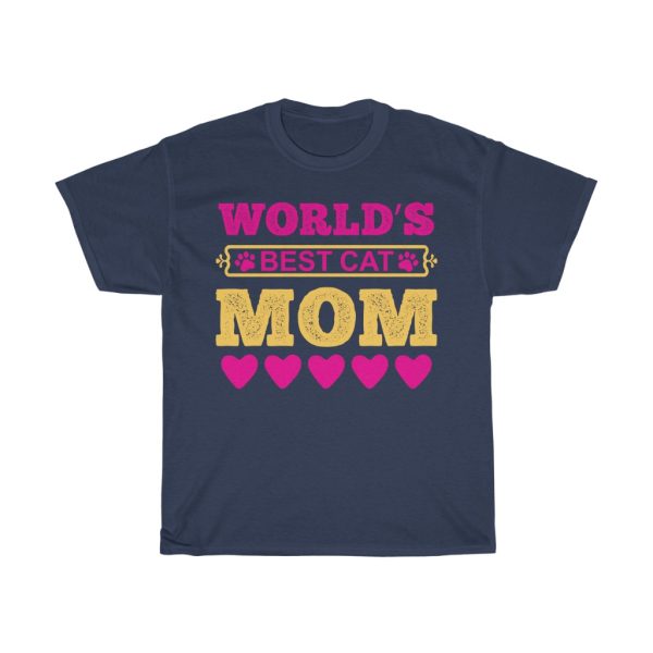 World’s Best Cat Mom Tshirt Design 2