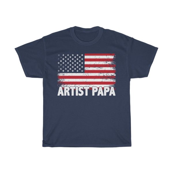 Artist Papa Men Gift Shirt