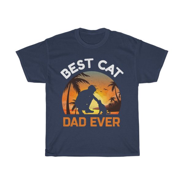 Best Cat Dad Ever Gift Shirt Design 2