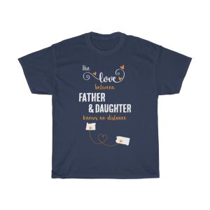 The Love Between Father & Daughter Pennsylvania Cool Gift T-shirt