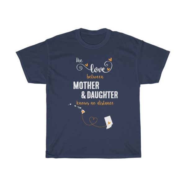 The Love Between Father & Daughter Indiana Cool Gift T-shirt