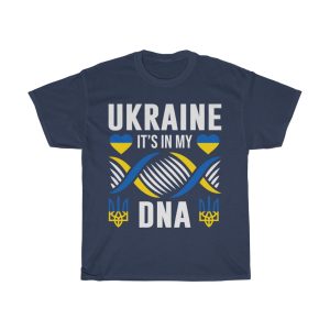 Ukraine Its In My Dna T-shirt Design 1