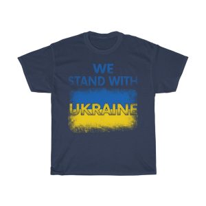 We Stand With Ukraine Stop T-shirt Design 3