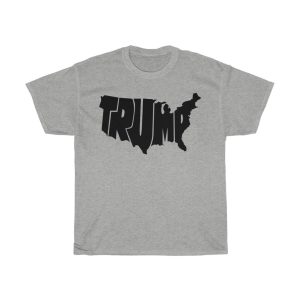 Trump On Usa Map Tshirt