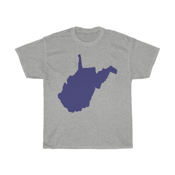 West Virginia State Map Tshirt