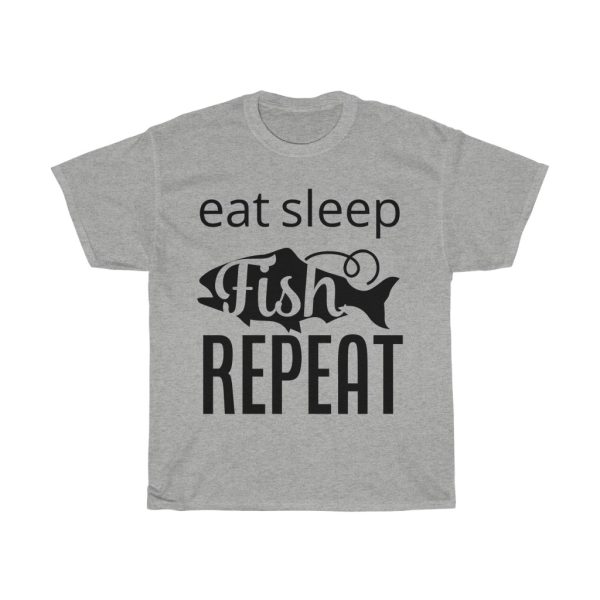 Eat Sleep Fish Repeat Tshirt