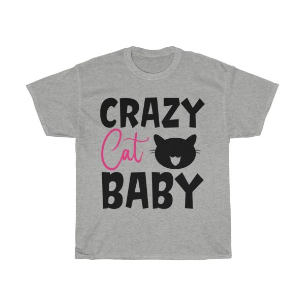 Crazy Cat Baby Tshirt