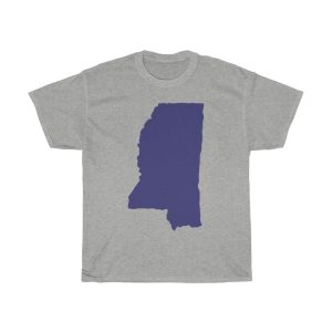 Mississippi State Map Tshirt