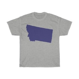 Montana State Map Tshirt