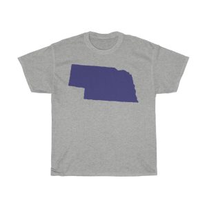 Nebraska State Map Tshirt