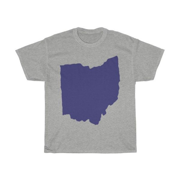 Ohio State Map Tshirt