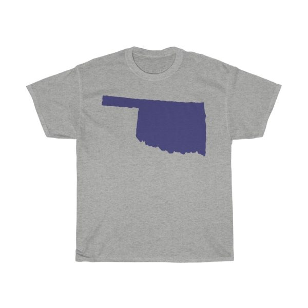 Oklahoma State Map Tshirt