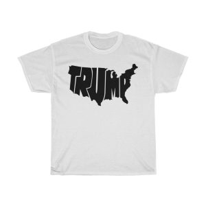 Trump On Usa Map Tshirt