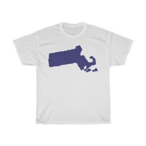 Massachusetts State Map Tshirt