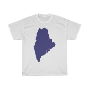 Maine State Map Tshirt