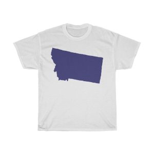 Montana State Map Tshirt