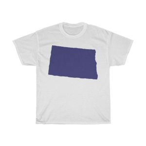 North Dakota State Map Tshirt