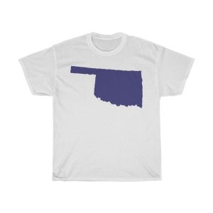 Oklahoma State Map Tshirt