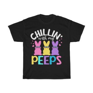 Chillin With My Peeps Easter  Tshirt Design 1