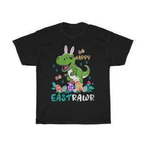 Easter Sunday Dinosaur Bunny Tshirt Design 1