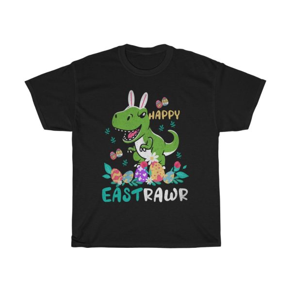 Easter Sunday Dinosaur Bunny Tshirt Design 1