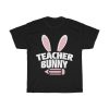 Teacher Bunny Tshirt Design 2