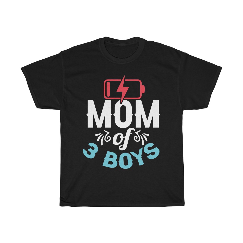 Mom Of Boys Tshirt Design 4