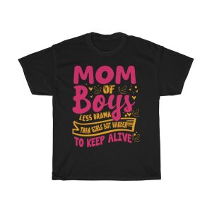 Mom Of Boys Tshirt Design 3