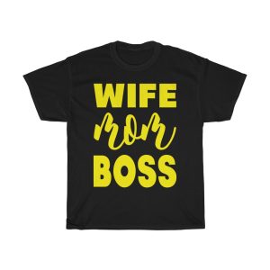 Wife Mom Boss Tshirt Design 1