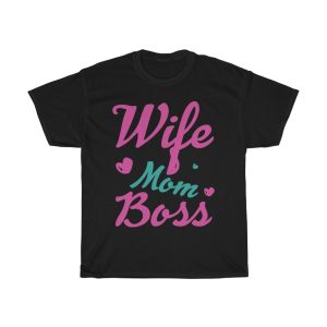 Wife Mom Boss Tshirt Design 2