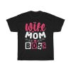 Wife Mom Boss Template Tshirt