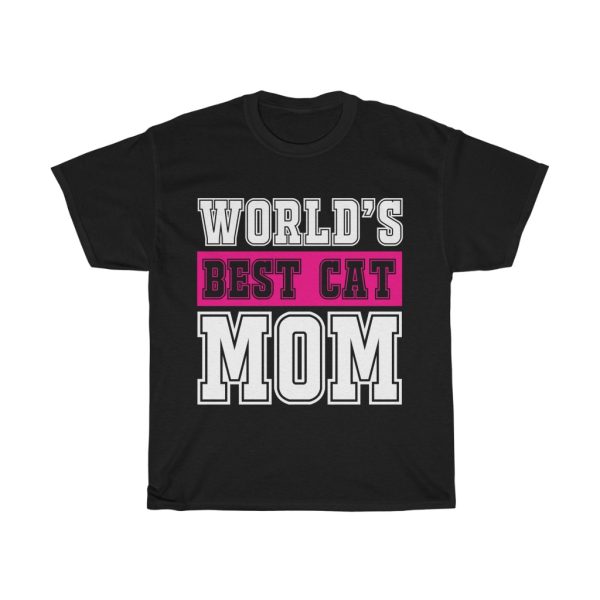 World Best Cat Mom Tshirt Design 1