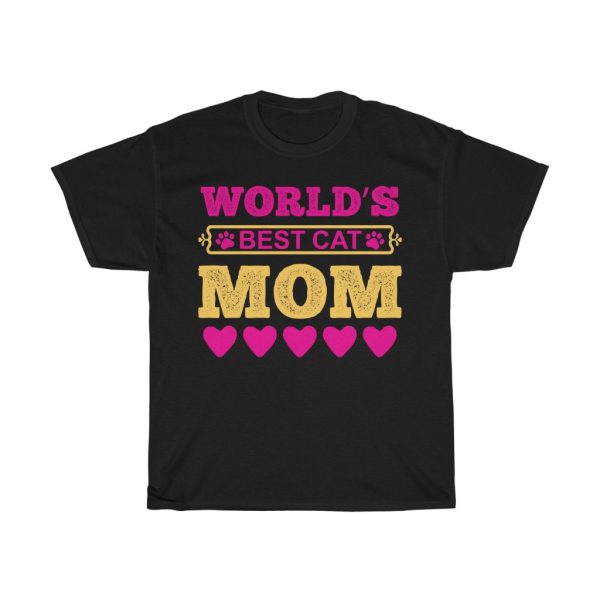 World’s Best Cat Mom Tshirt Design 2