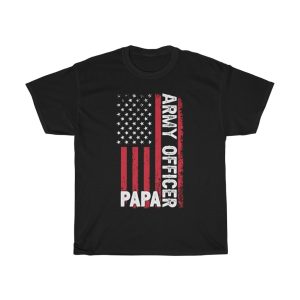 Army Officer Papa Gift Shirt