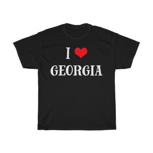 I Love Georgia Cool Gift T-shirt