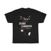 The Love Between Father & Daughter Illinois Cool Gift T-shirt