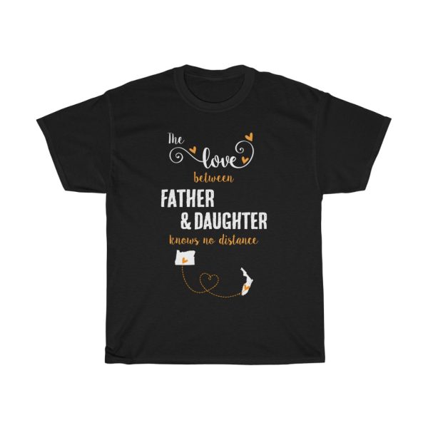 The Love Between Father & Daughter Florida Cool Gift T-shirt