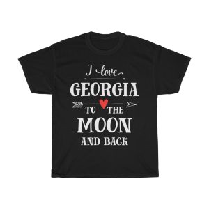 I Love Georgia To The Moon And Back Cool Gift T-shirt