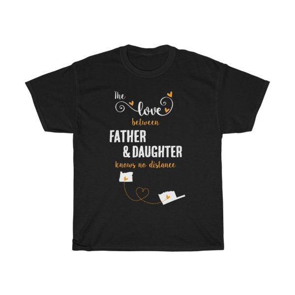 The Love Between Father & Daughter Oklahoma Cool Gift T-shirt