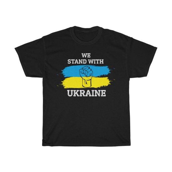 We Stand With Ukrain T-shirt Design 2