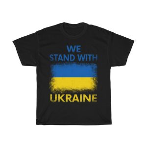 We Stand With Ukraine Stop T-shirt Design 1