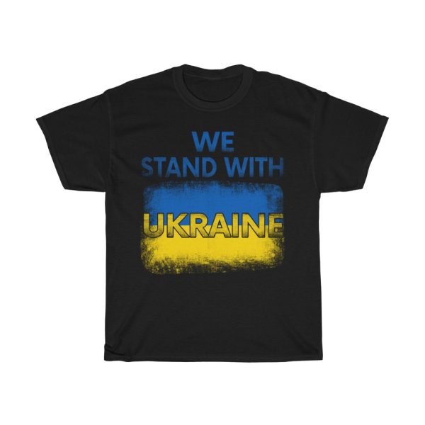 We Stand With Ukraine Stop T-shirt Design 2